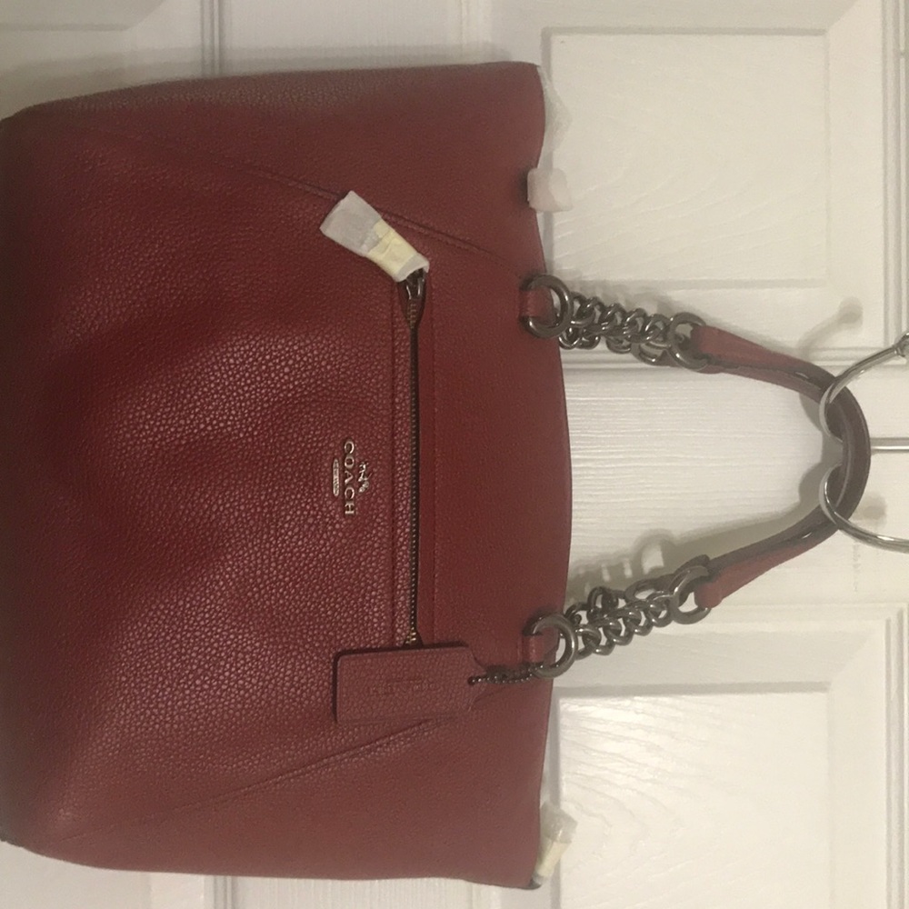 Coach leather handbag